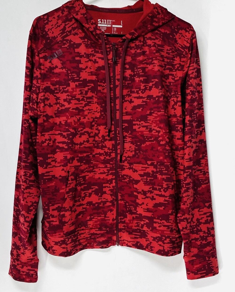 NWT 5.11 Tactical PT-R Emily Hoodie Large Full Zip Anti Odor Wicking Jacket